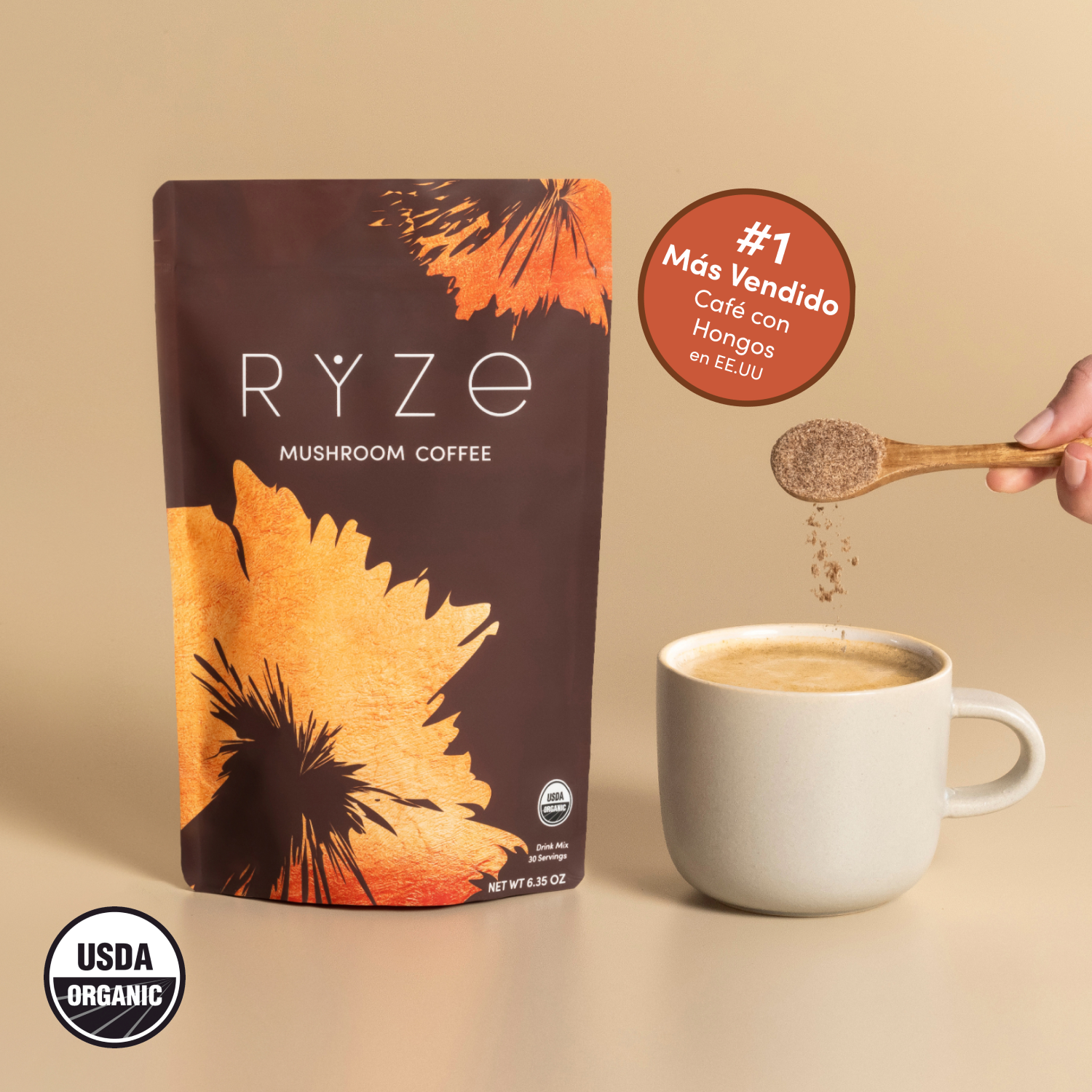 Mushroom Coffee (30 Servings) Spanish